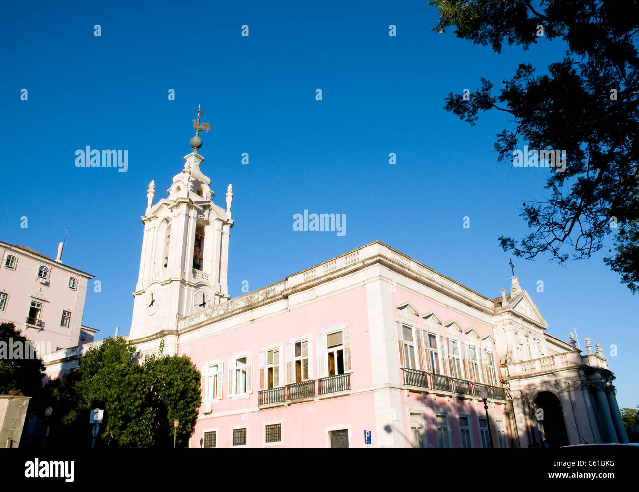 Palácio das Necessidades in Lisbon, the headquarters of the Portuguese Ministry of Foreign Affairs Stock Photo