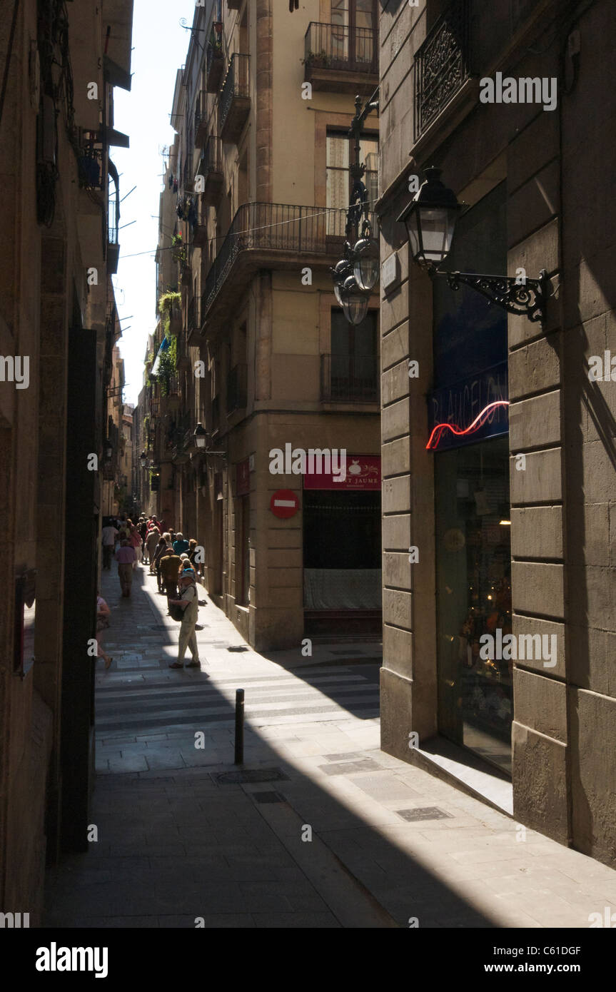 Gothic quarter Barcelona Stock Photo - Alamy