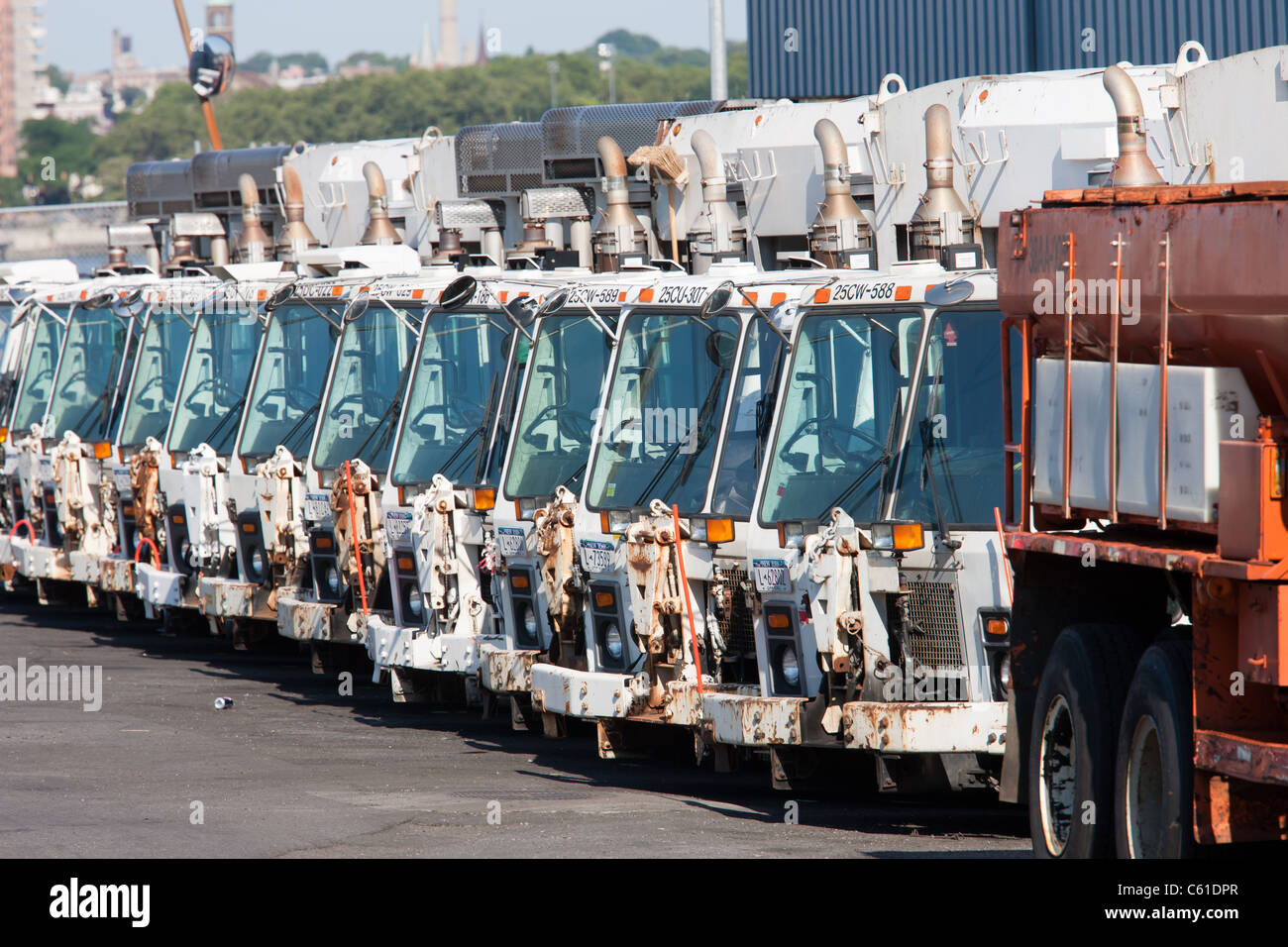 New York City Department of Sanitation collection trucks and other