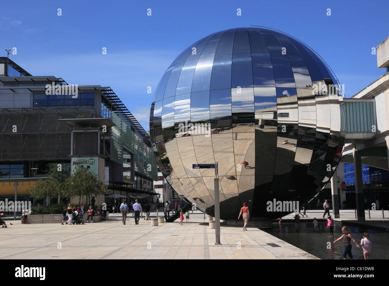 Bristol Planetarium is part of At-Bristol science centre,Millennium Square, Bristol. UK Stock Photo