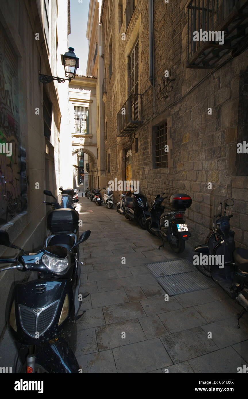 Gothic quarter Barcelona Stock Photo Alamy