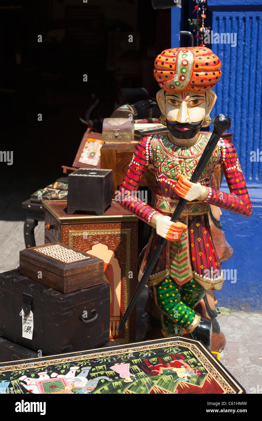Camden Market, figure of Asian man Stock Photo