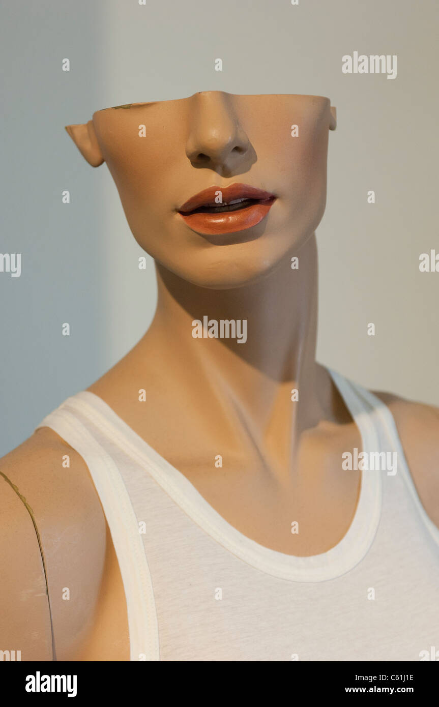 A mannequin with half a head Stock Photo Alamy