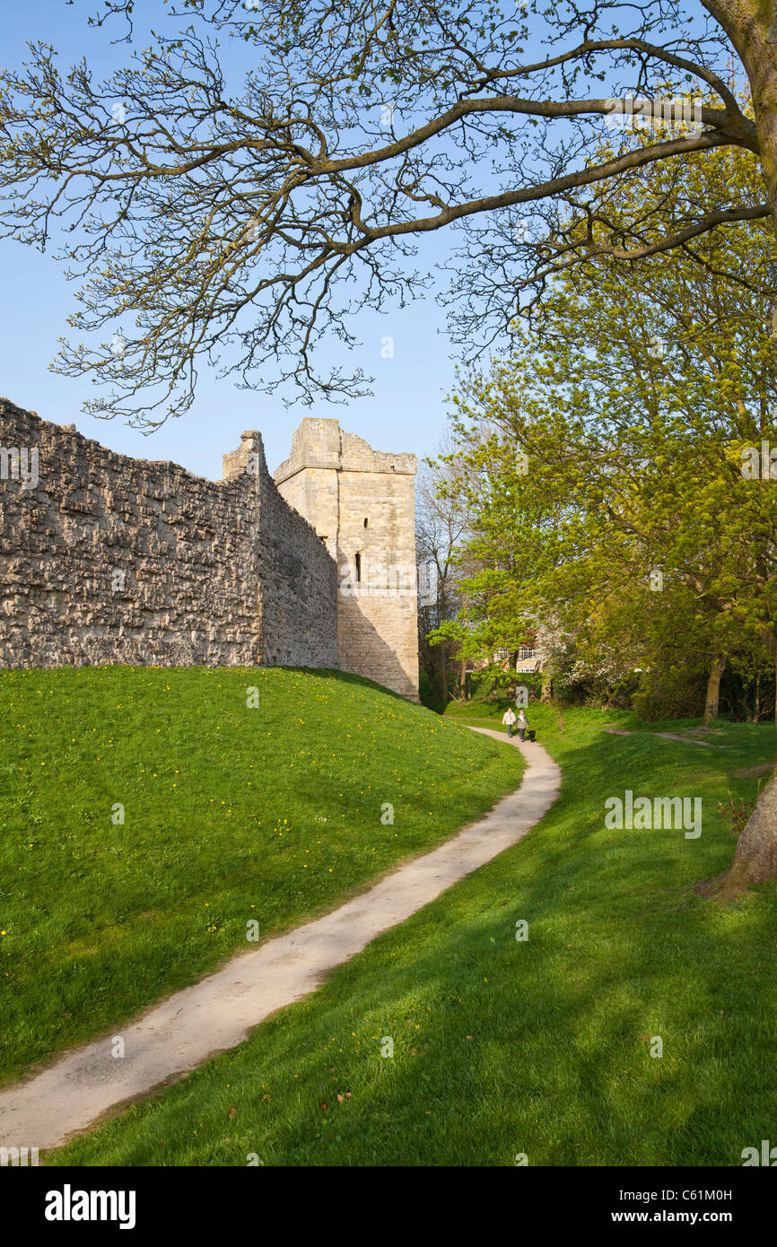 Pickering Castle, North Yorkshire Stock Photo Alamy