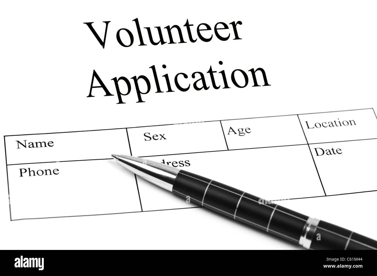 Volunteer Black and White Stock Photos & Images - Alamy