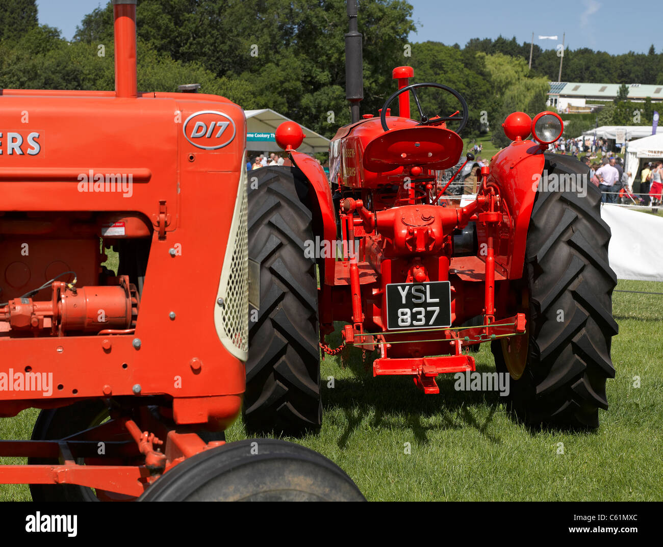 Tractors at the Great Yorkshire Show Harrogate England UK United