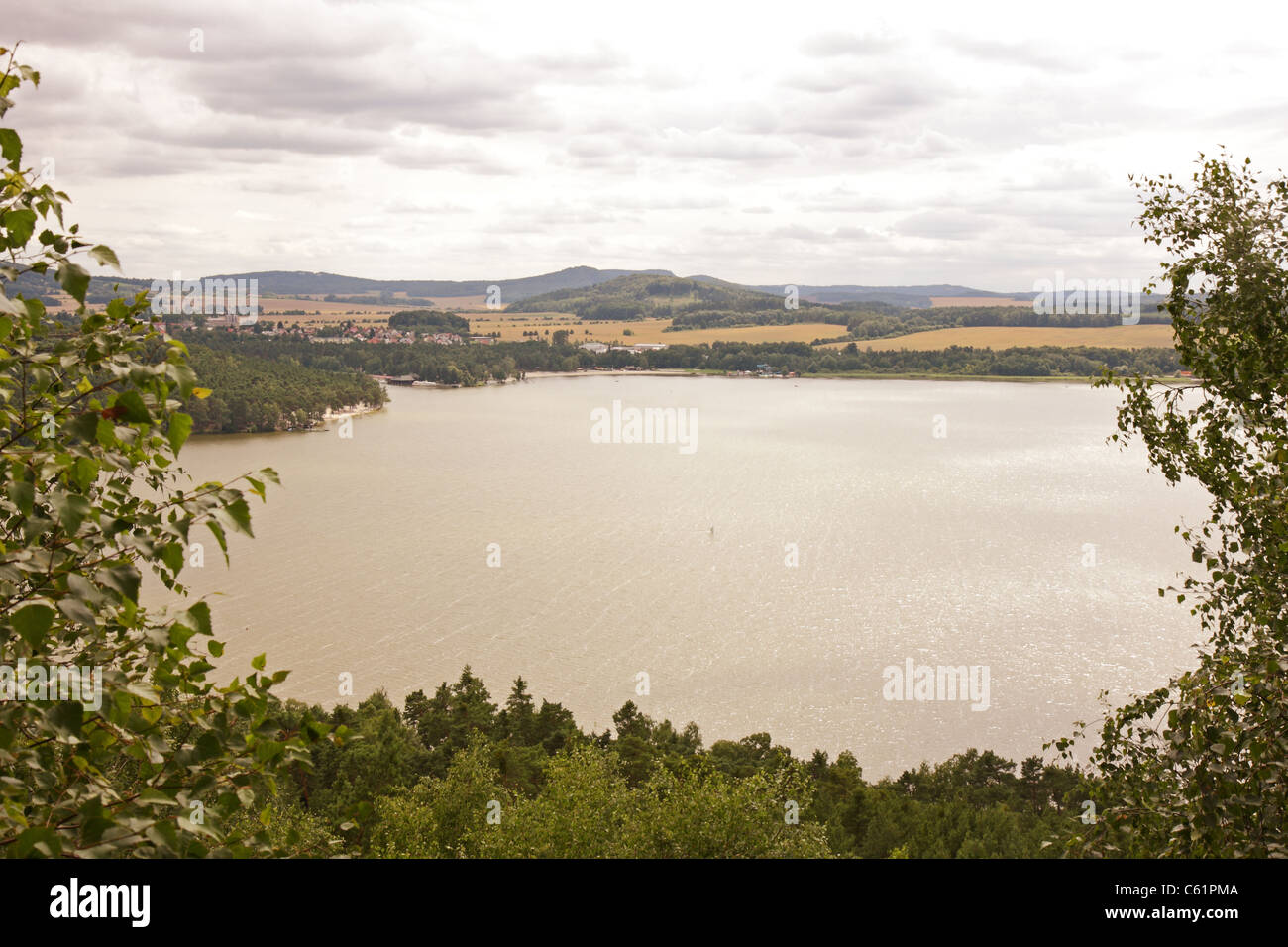 Machovo lake, Czech Republic Stock Photo