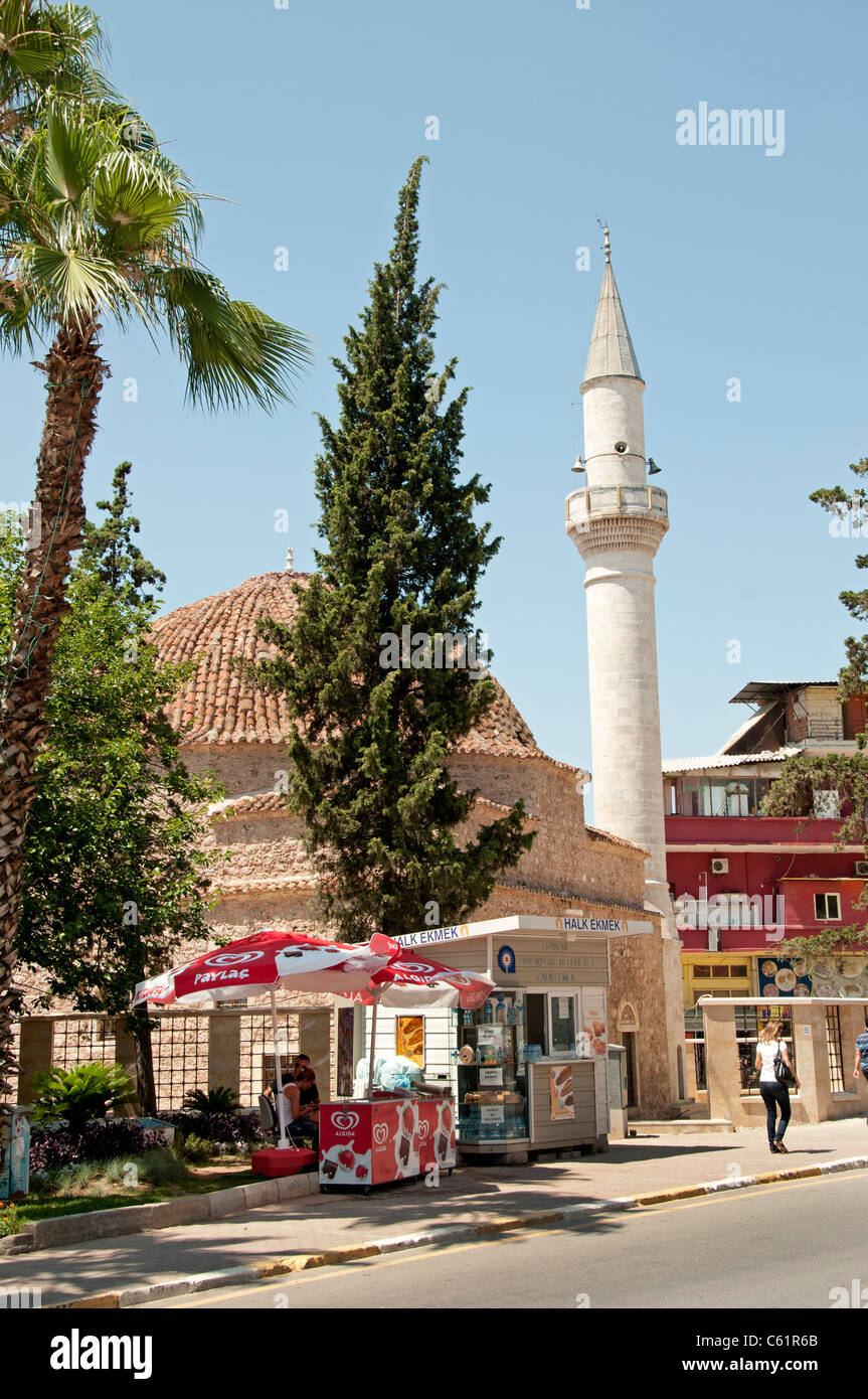 Pasa Cami Mosque Antalya Old Town Turkey Turkish Stock Photo