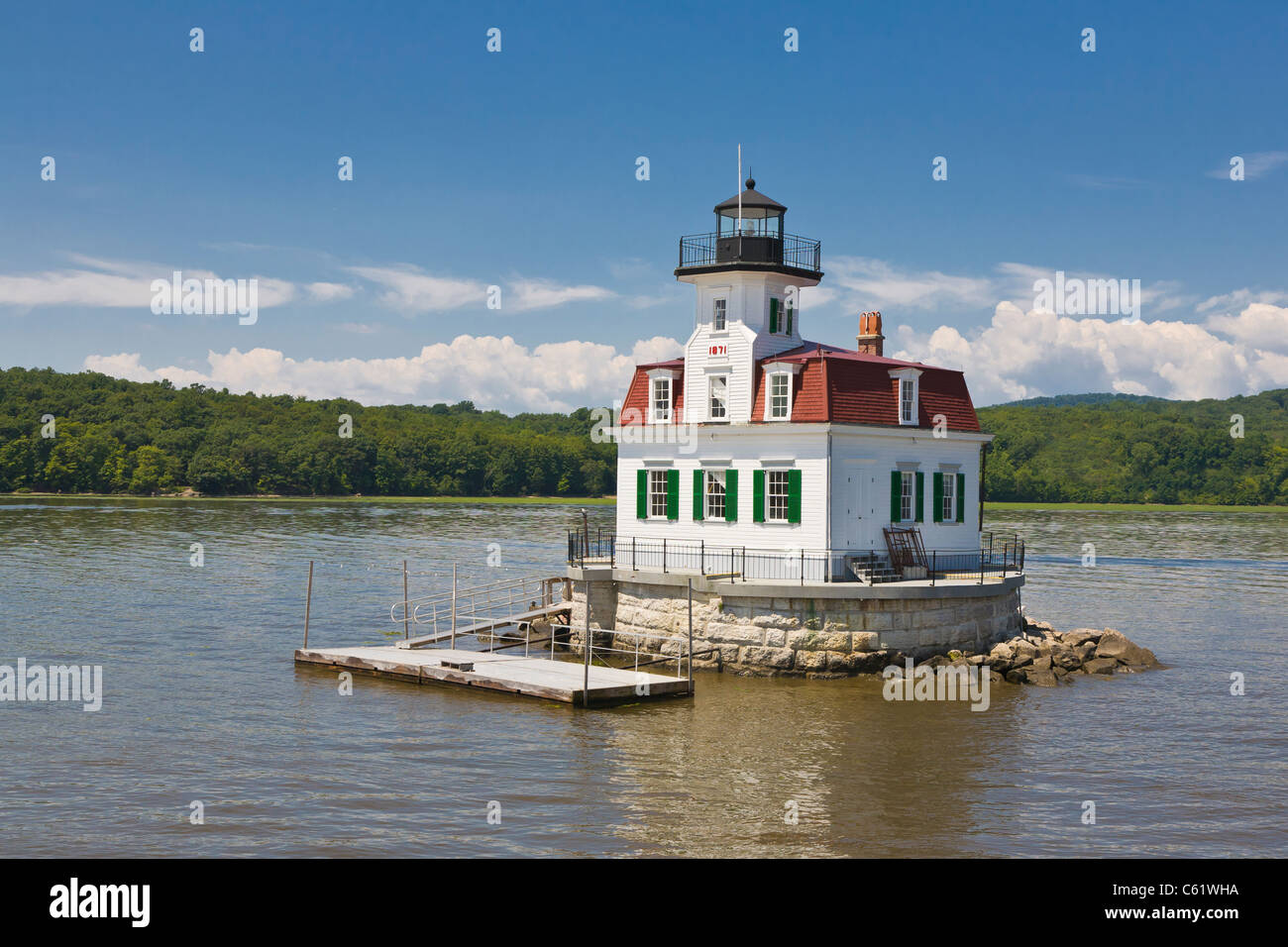 The historic Esopus Meadows Lighthouse nicknamed the Maid of the