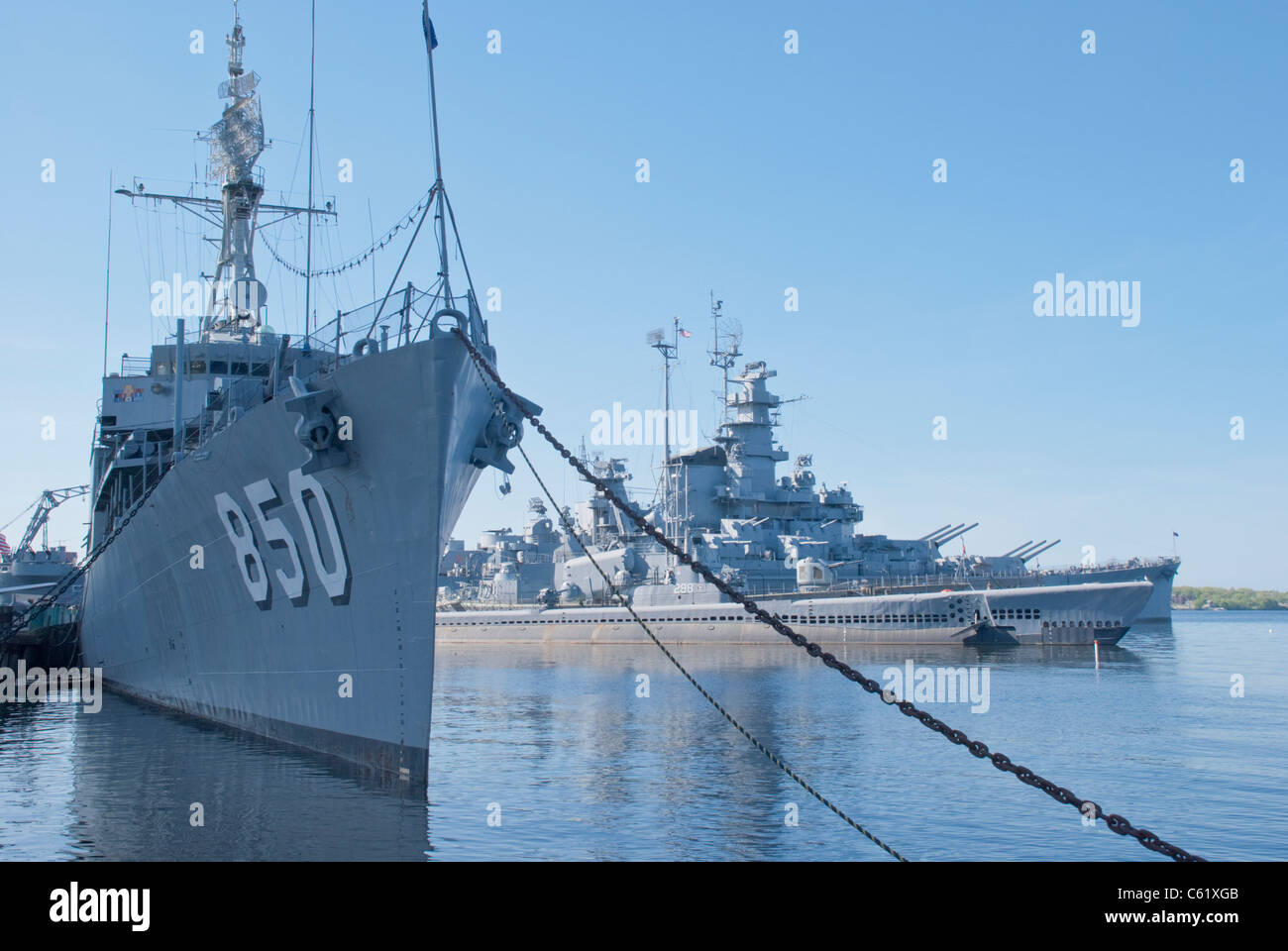 At Battleship Cove, in Fall River, MA, one can actually tour and explore inside an old