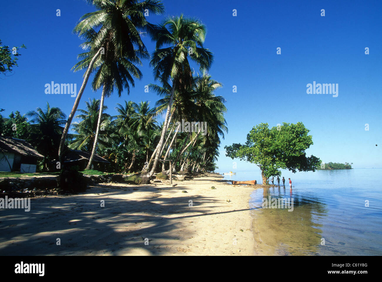 Micronesia outrigger hi-res stock photography and images - Alamy
