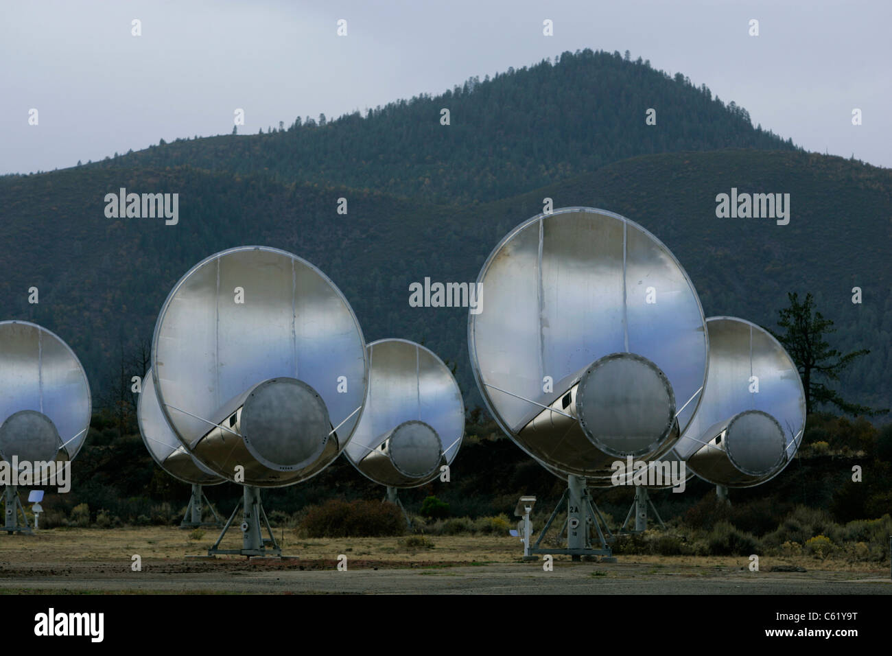 Radio telescope ET SETI search for alien life Stock Photo - Alamy