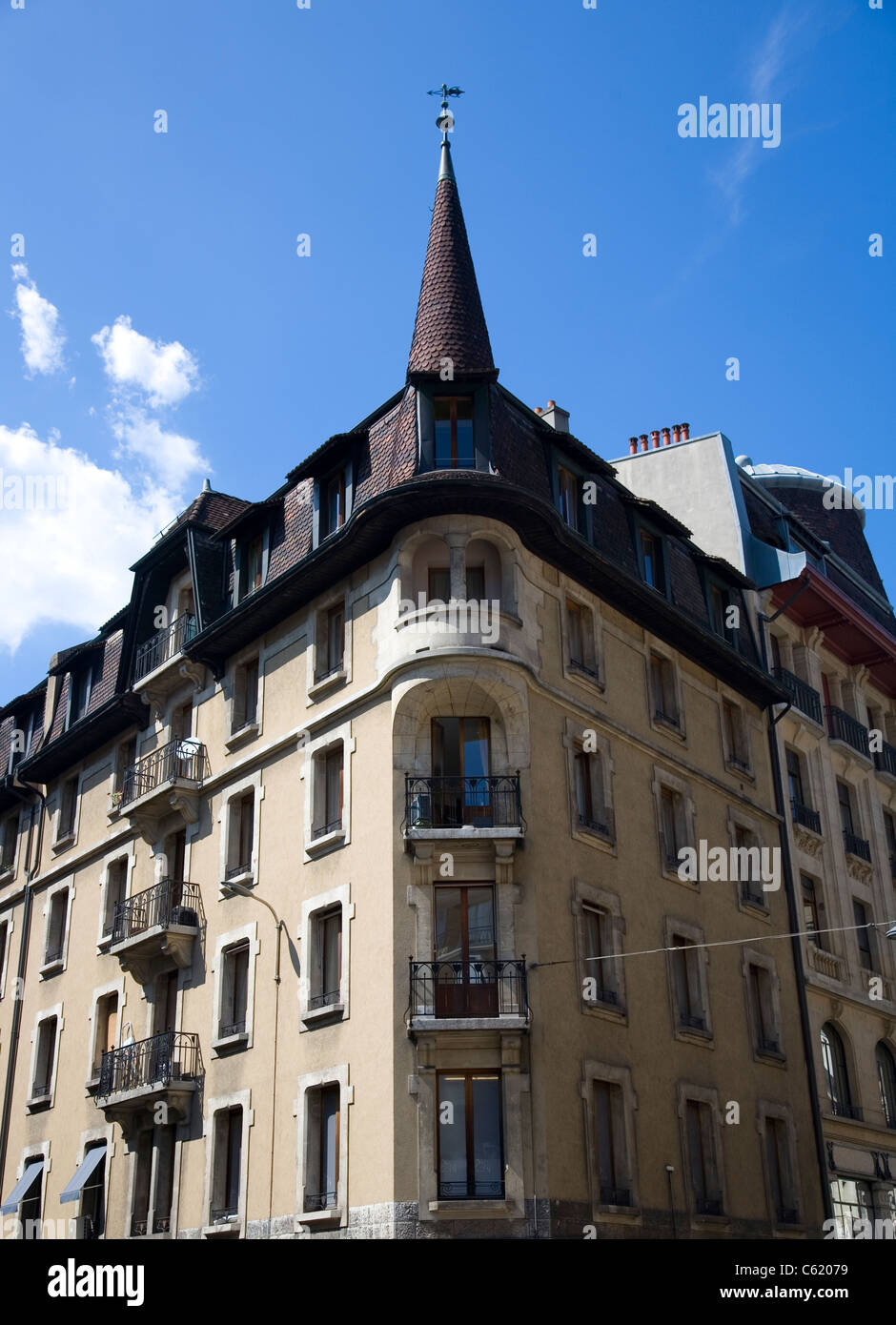 Geneva architecture Stock Photo Alamy
