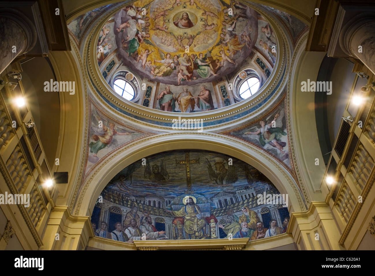 The basilica of Santa Pudenziana, Rome, Italy Stock Photo - Alamy