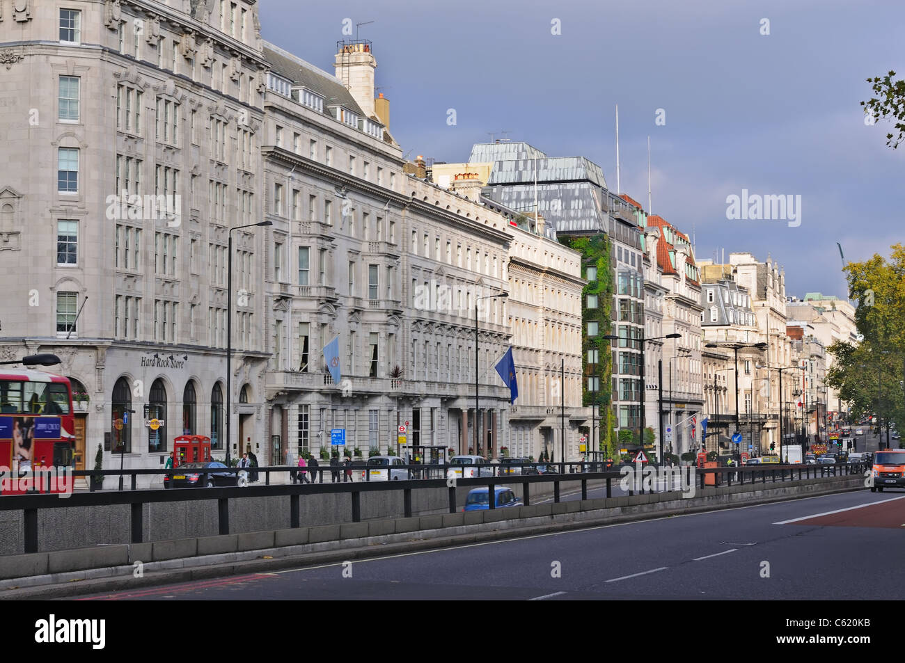 Piccadilly - One of the most famous streets in London Stock Photo