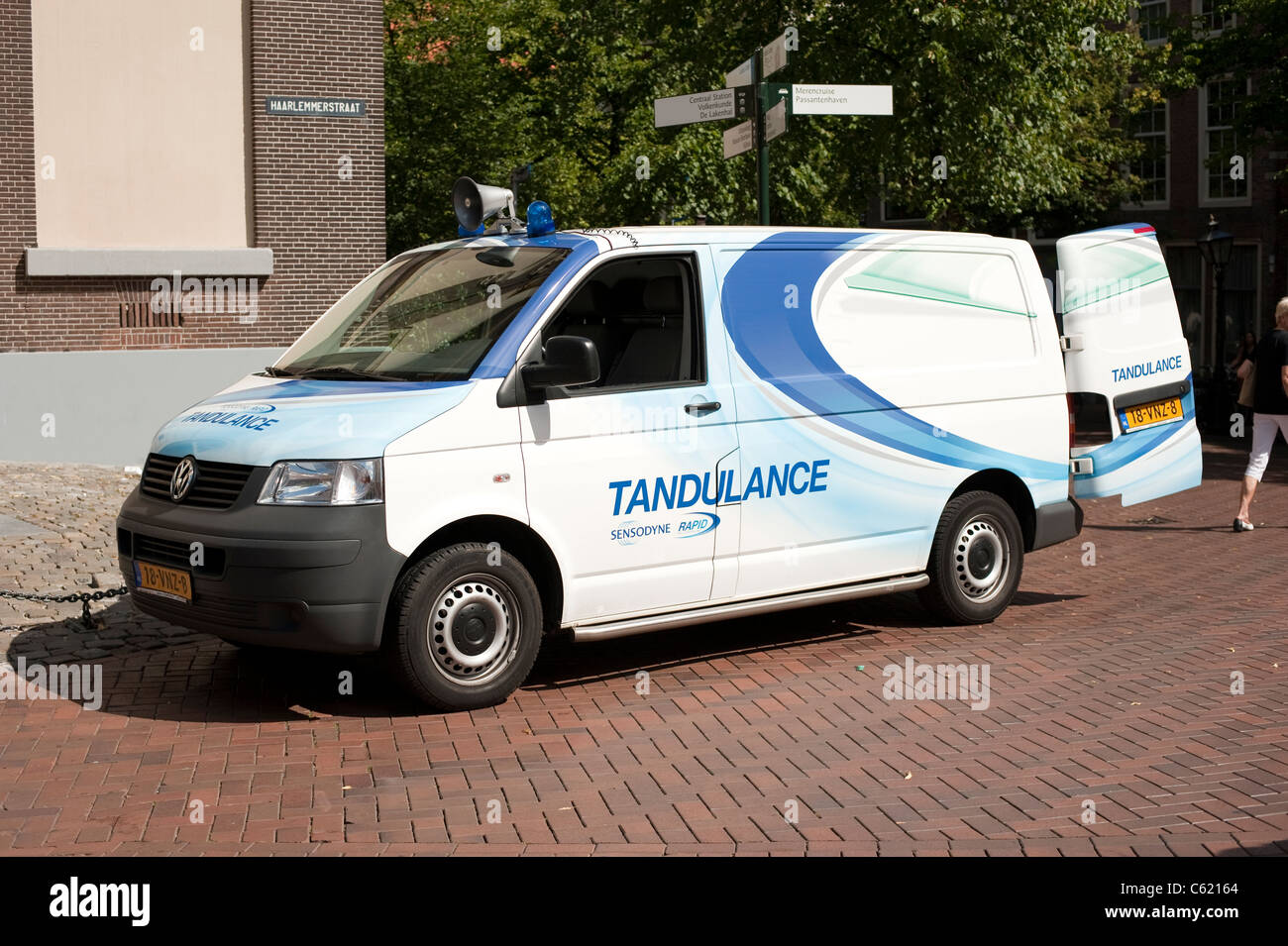 Tandulance Ambulance Leiden Nederland Netherlands Holland Stock Photo
