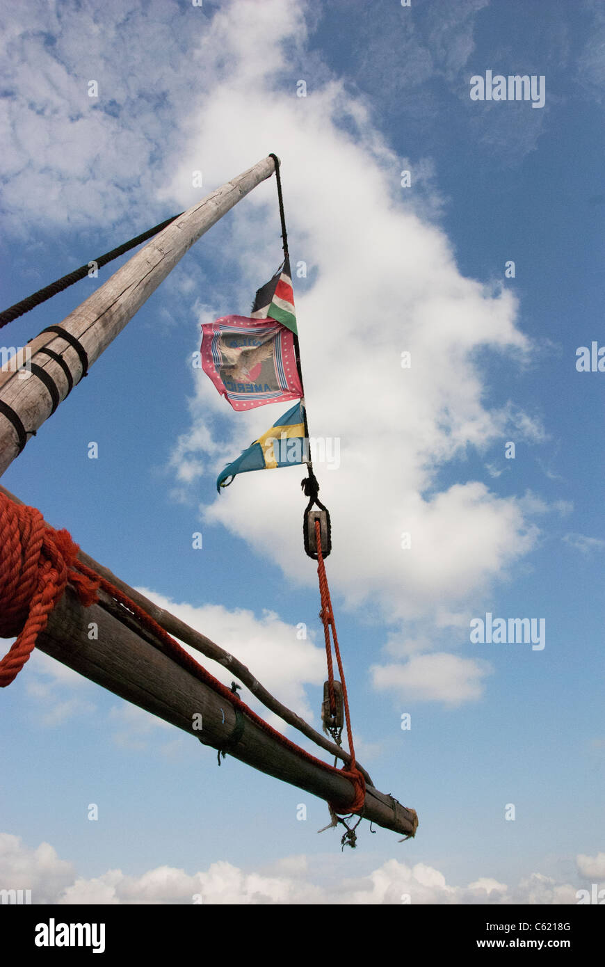 Wooden flag mast hi-res stock photography and images - Alamy