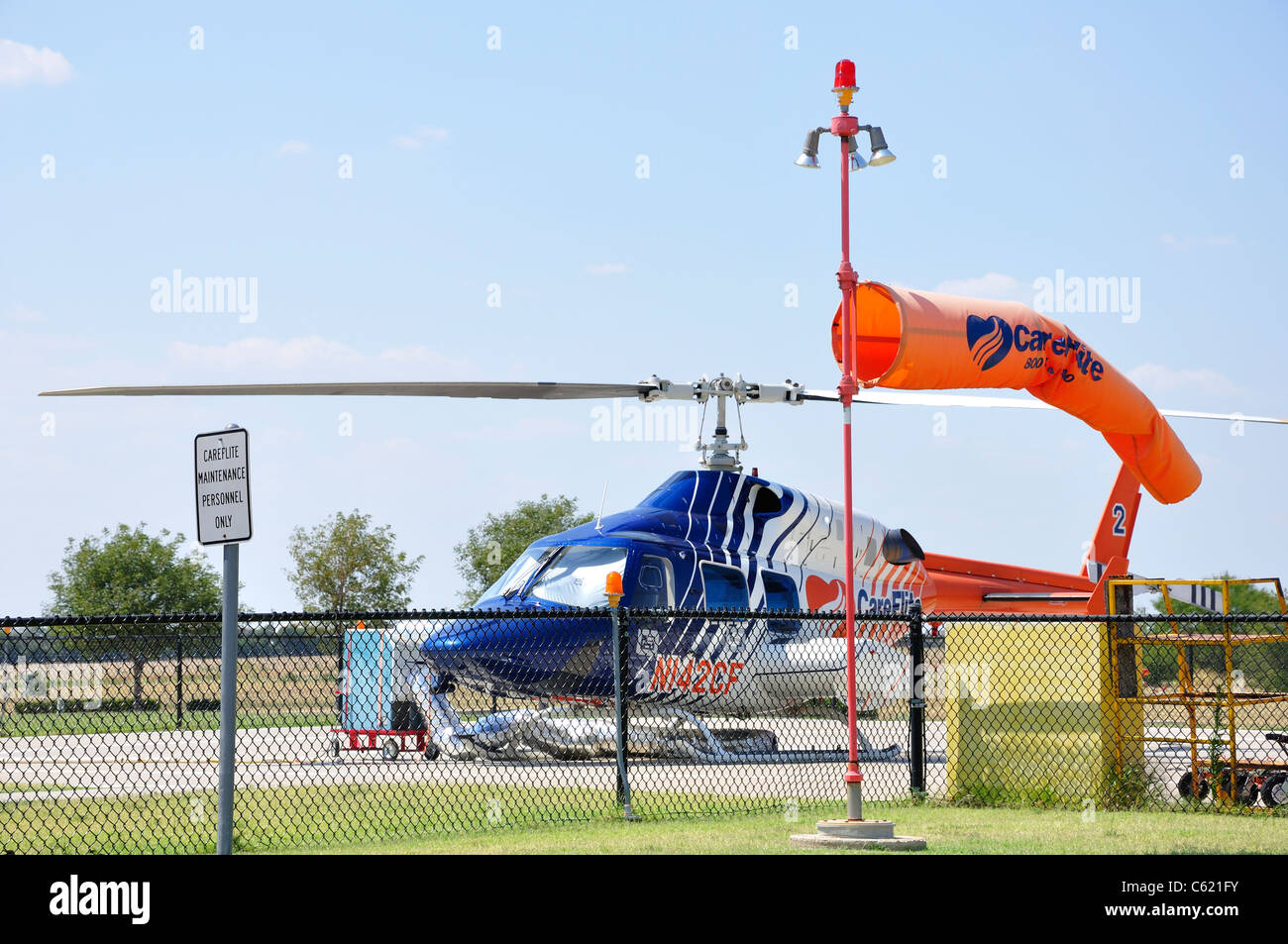 CareFlite, air medical transports, EMS helicopter, Frisco, Texas, USA