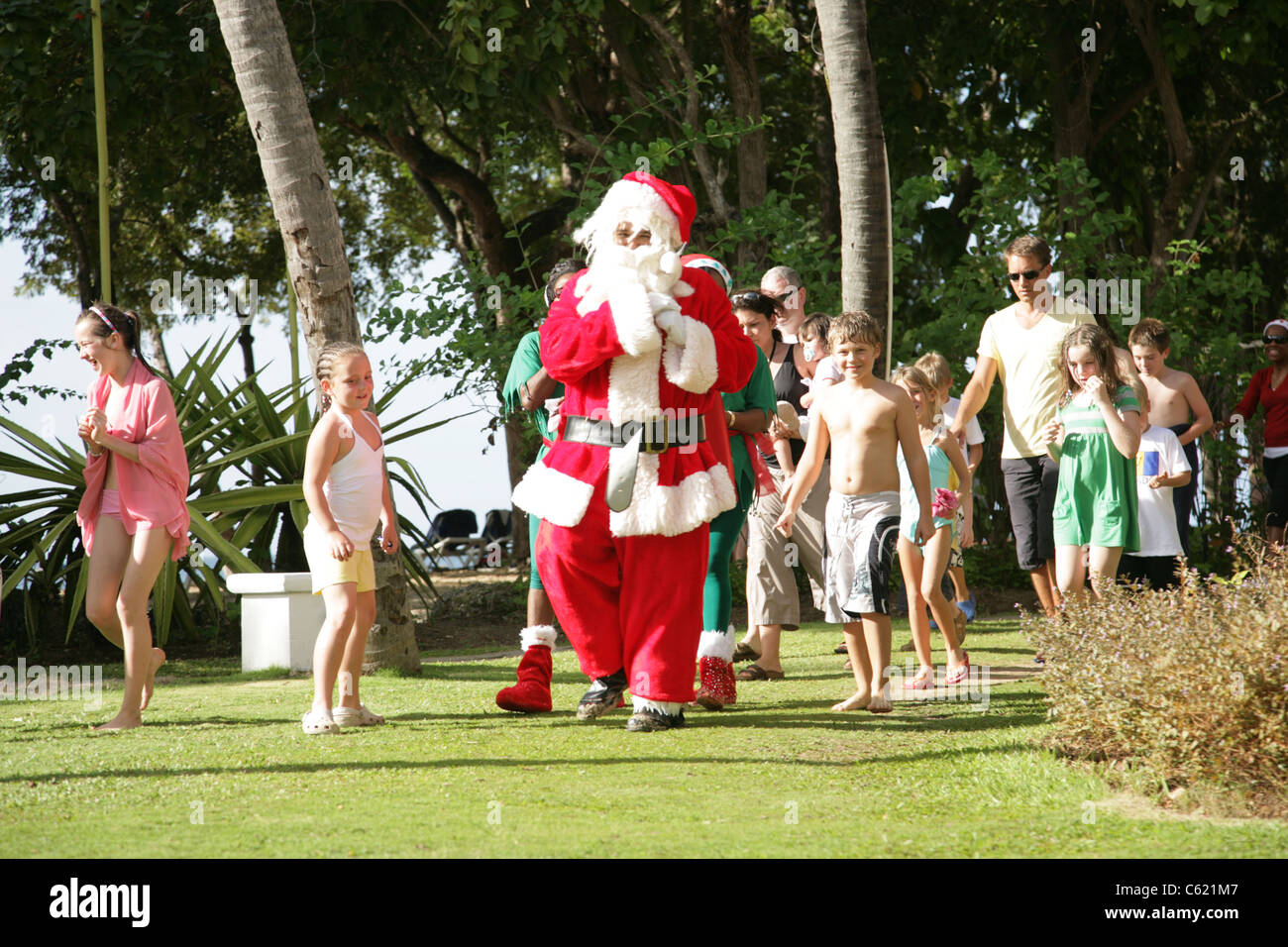 Christmas in the Caribbean Stock Photo Alamy