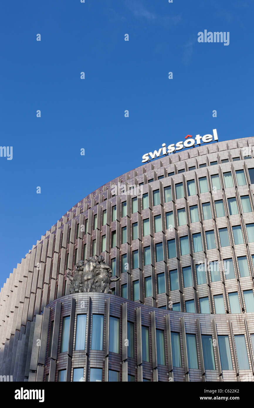 Exterior of the Swissotel on Kurfurstendamm in Berlin, Germany. Stock Photo