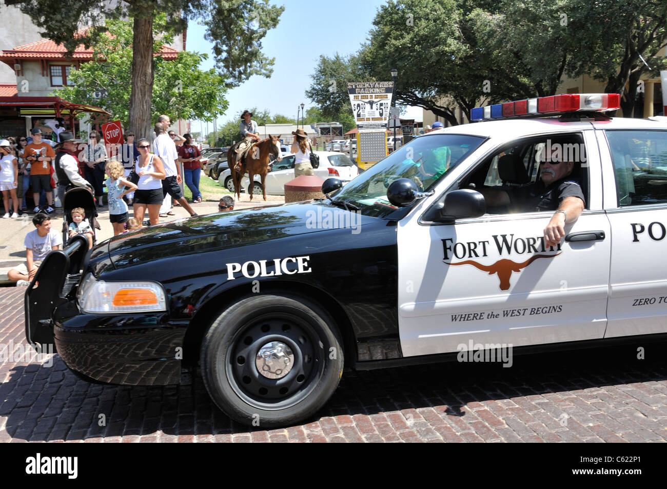 Police car, Fort Worth, Texas, USA Stock Photo Alamy