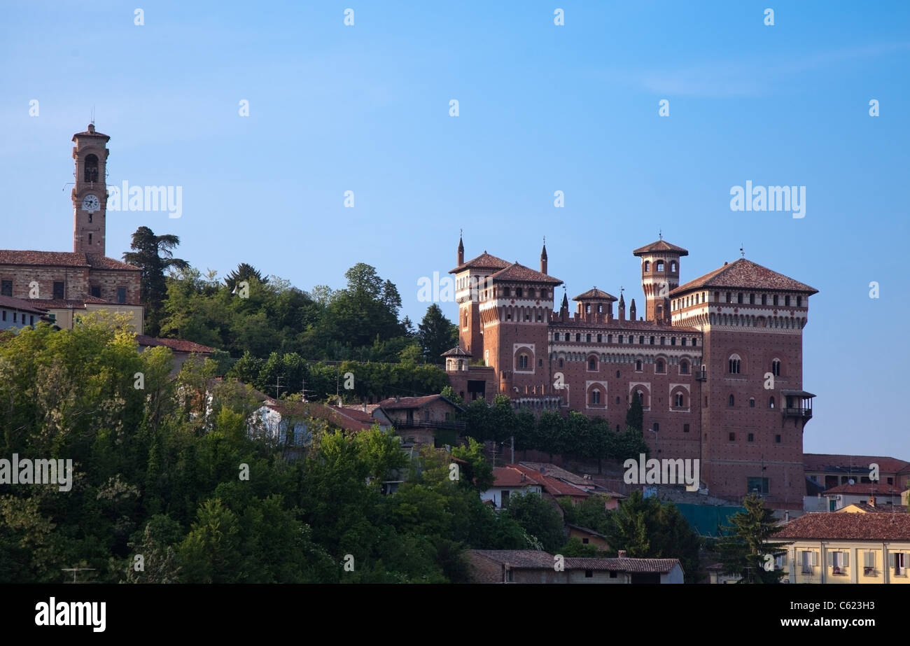 Italy, Piedmont, Monferrato, Cereseto, the Castle Stock Photo