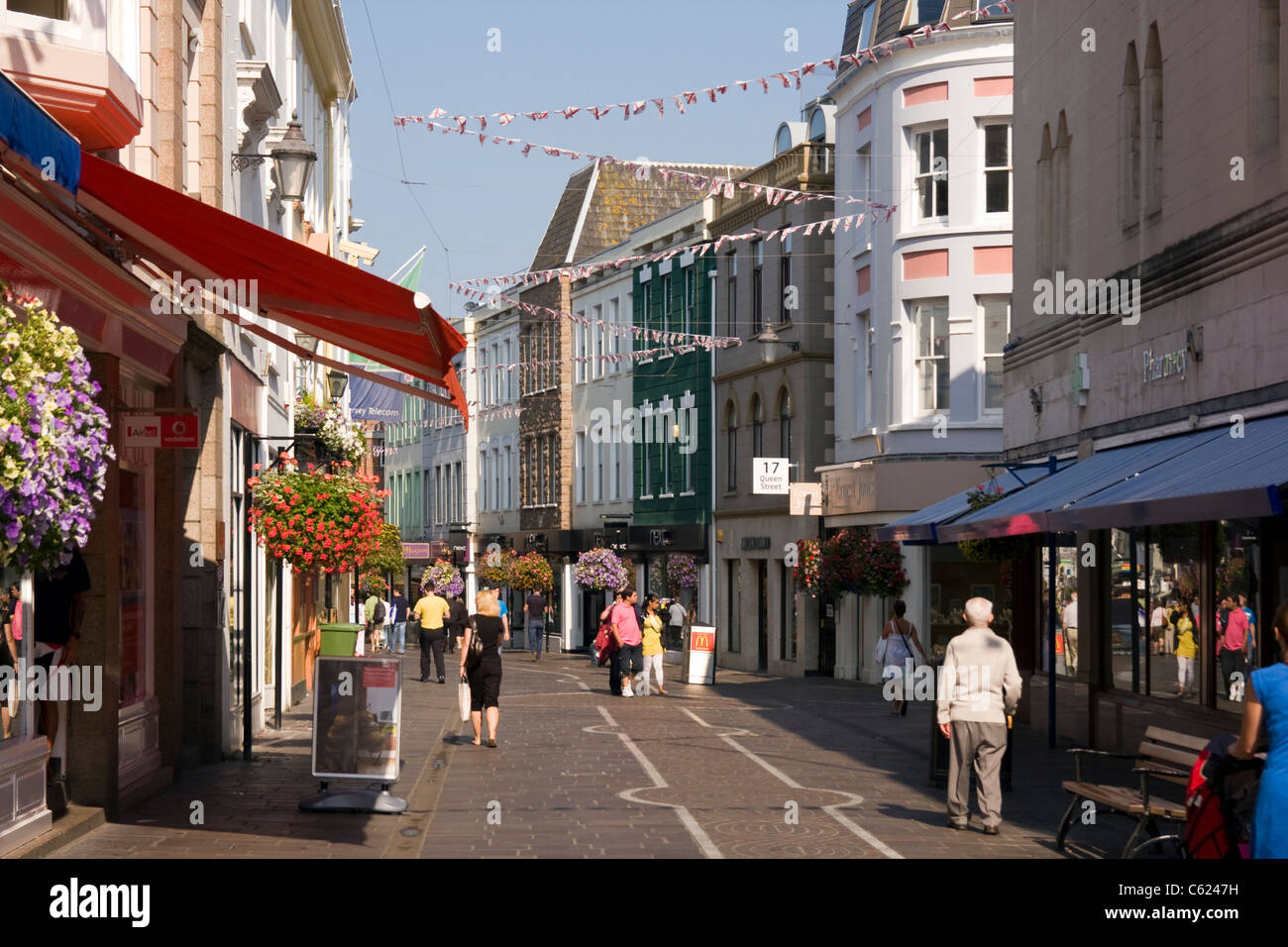ei uitspraak lastig St helier town centre hi-res stock photography and images - Alamy