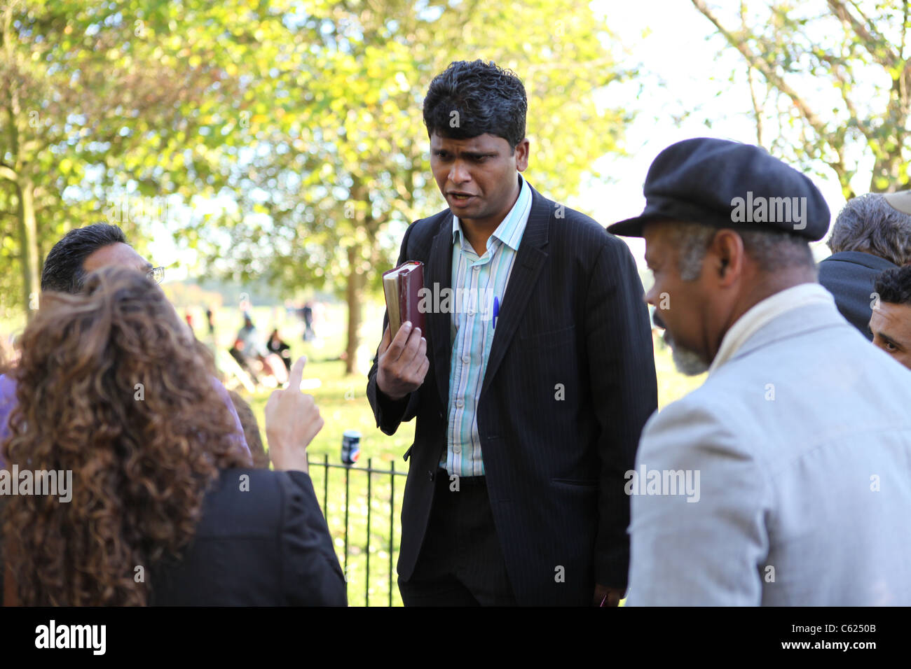 Speaker's Corner, Hyde Park, London Stock Photo Alamy
