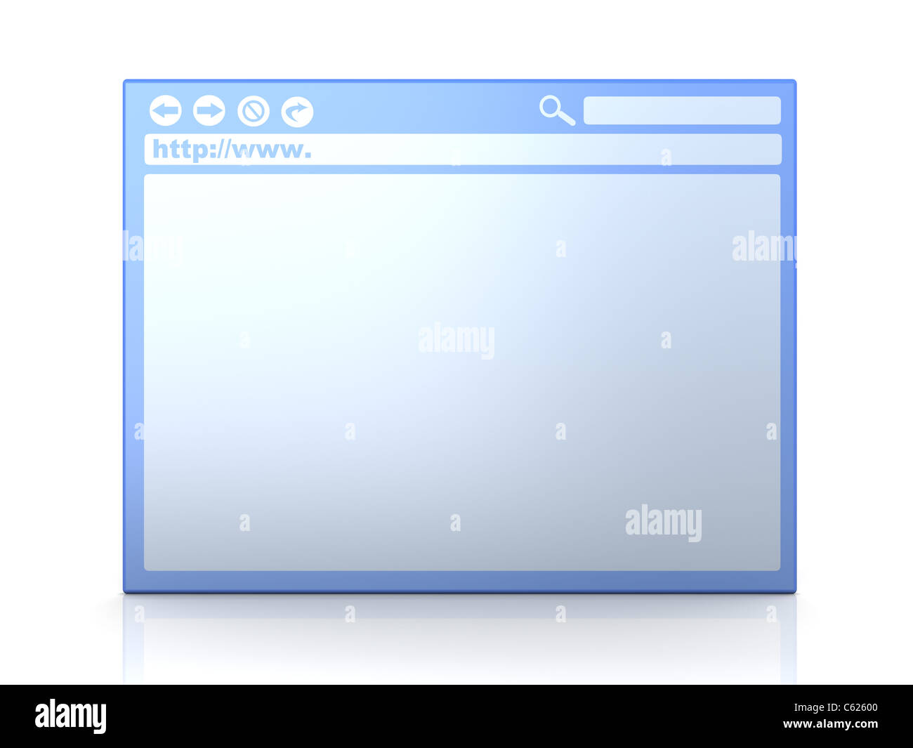 White screen window Cut Out Stock Images & Pictures - Alamy