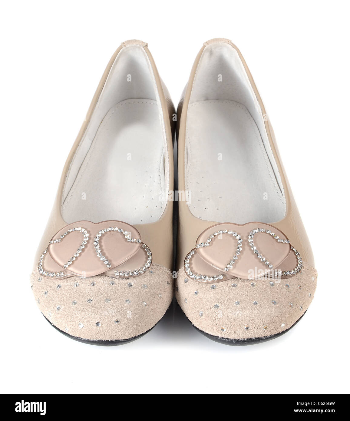 woman shoes isolated on white background Stock Photo - Alamy