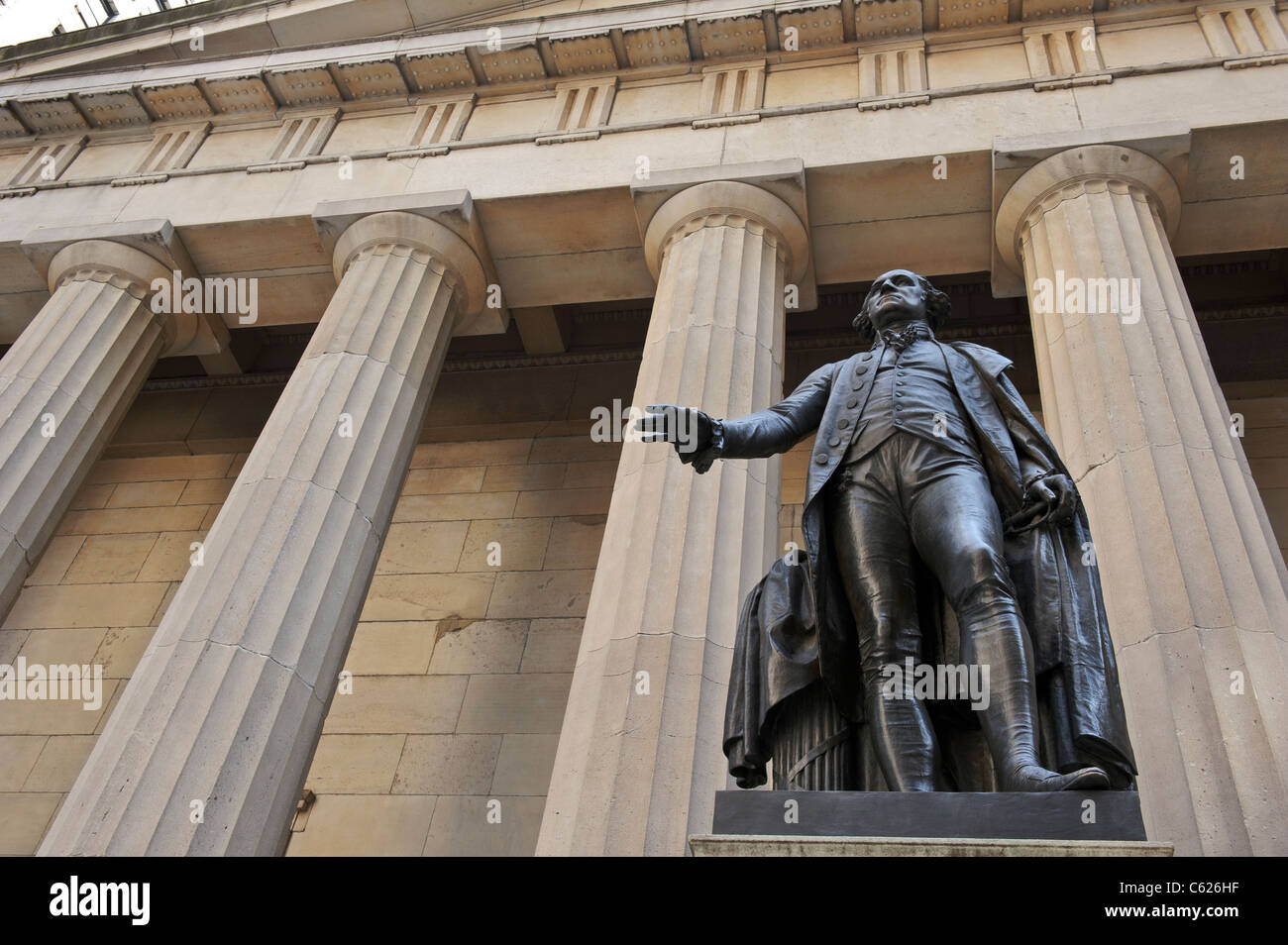 Washington Statue, New York City, Manhattan, USA Stock Photo Alamy