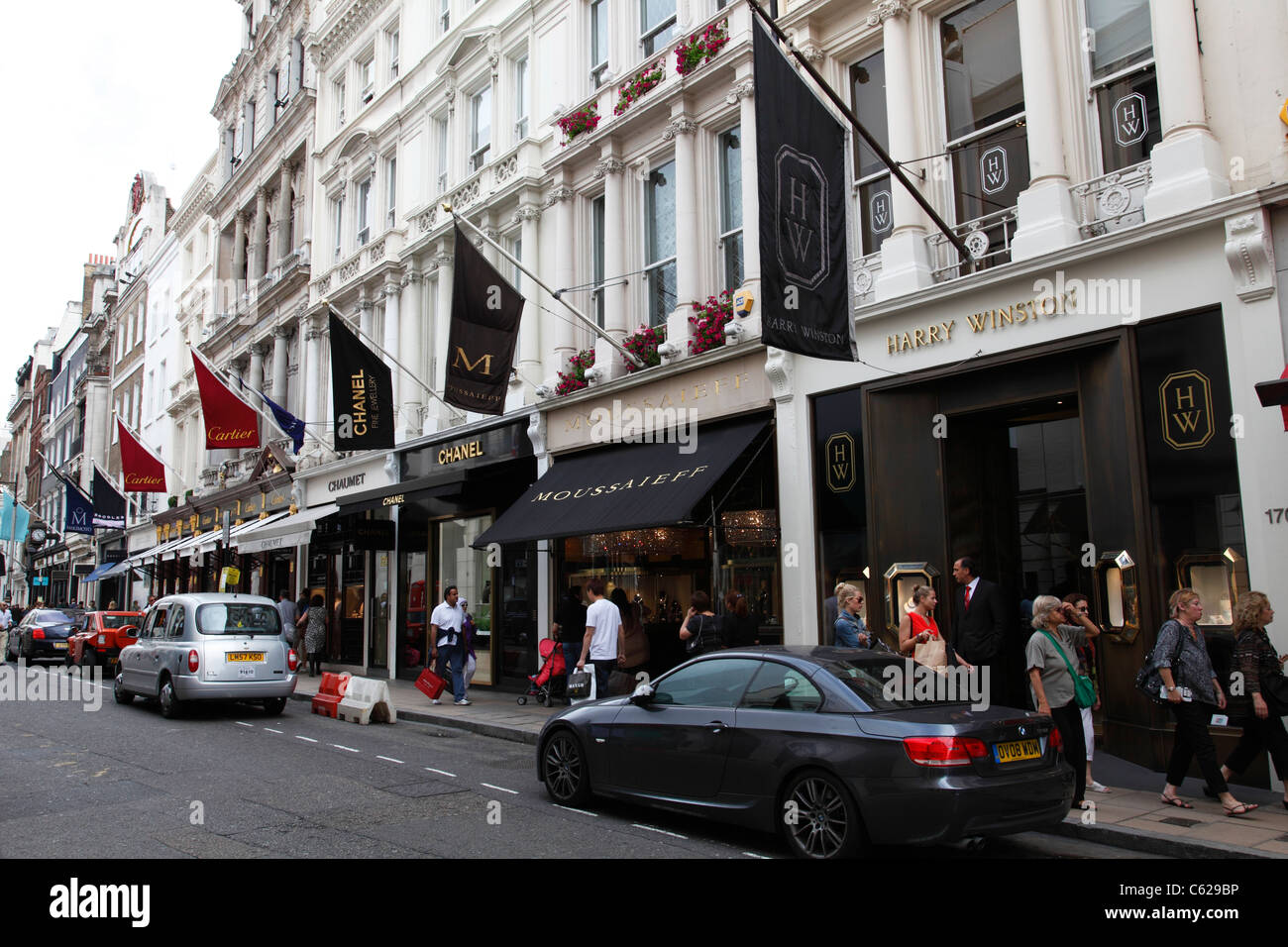 Old & New Bond Street, London shopping