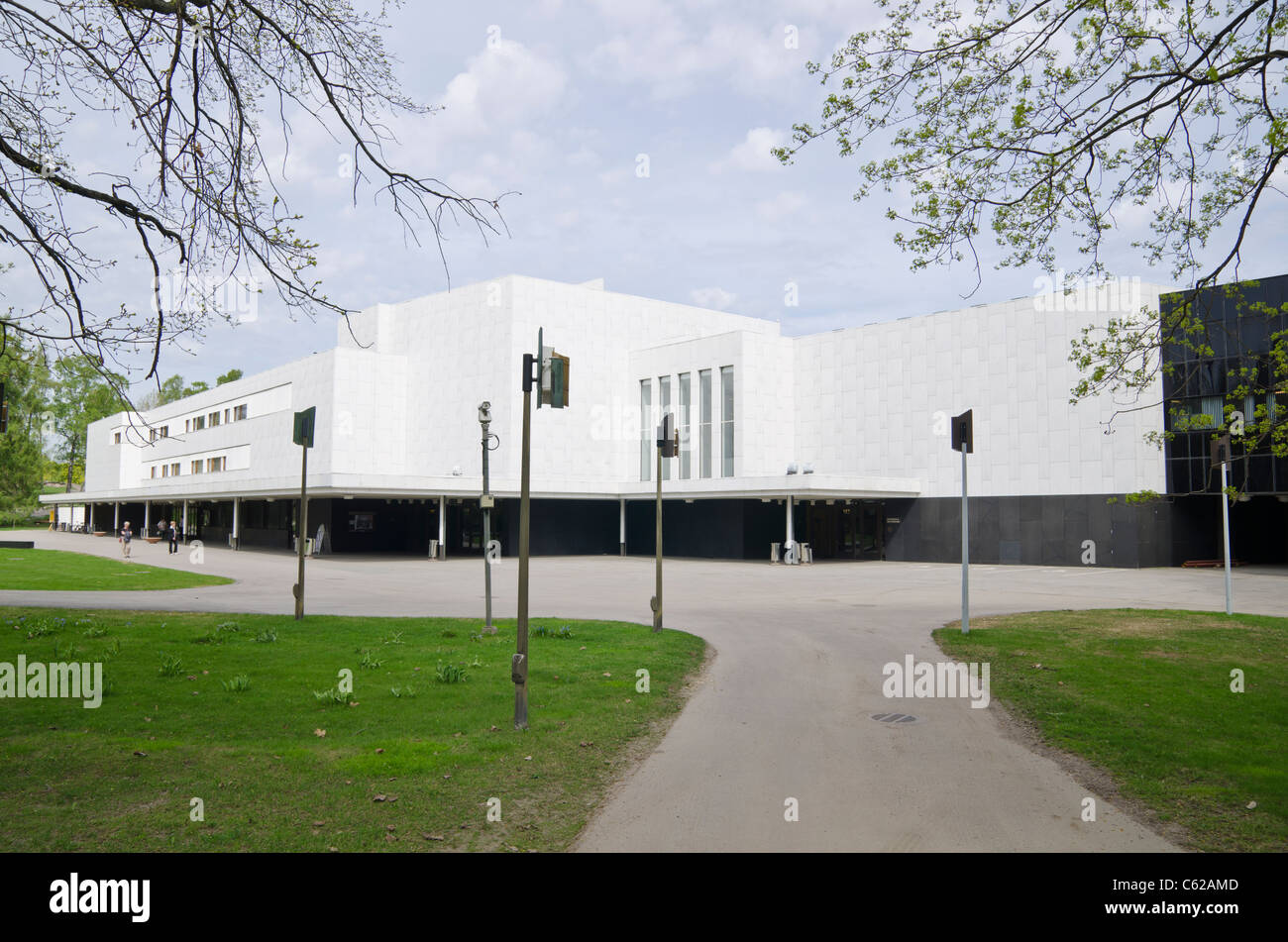 Finlandia Hall designed by Alvar Aalto, Helsinki, Finland Stock Photo
