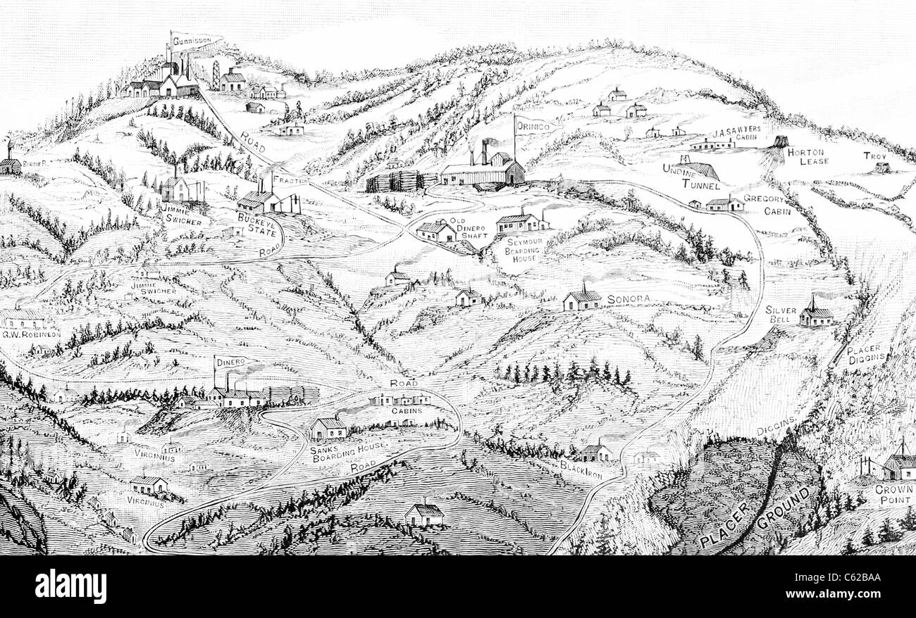 Rich gold mines were discovered in Leadville, Colorado, in 1877. Nearby