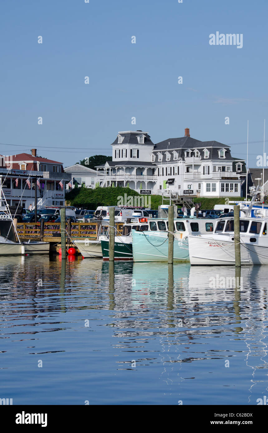 Rhode island block island downtown hires stock photography and images Alamy