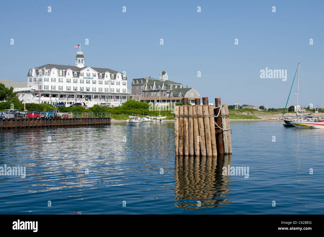 Rhode island block island downtown hires stock photography and images