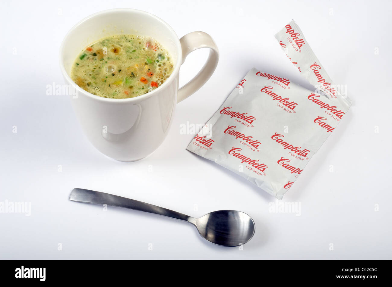 Campbells cup soup Stock Photo