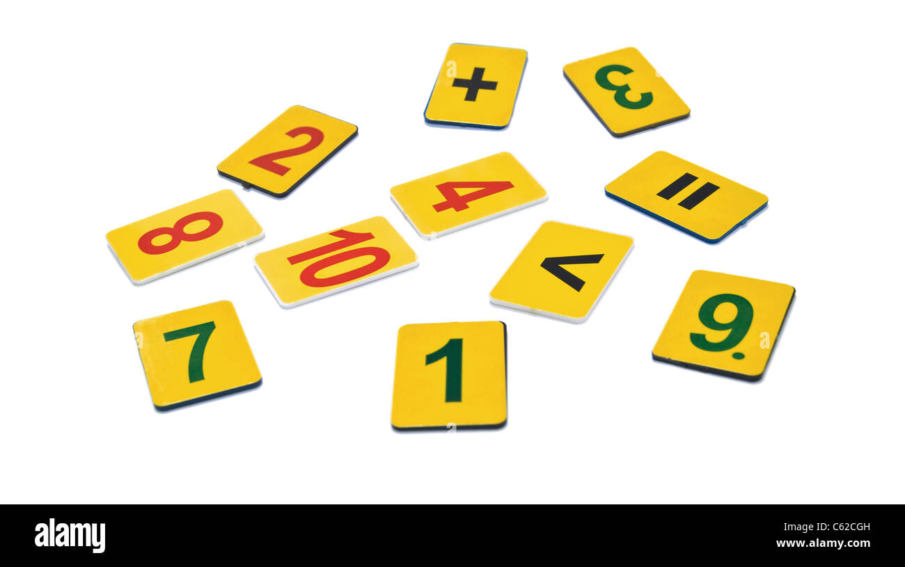 Yellow Bar Math mathematical actions are on yellow squares Stock Photo - Alamy