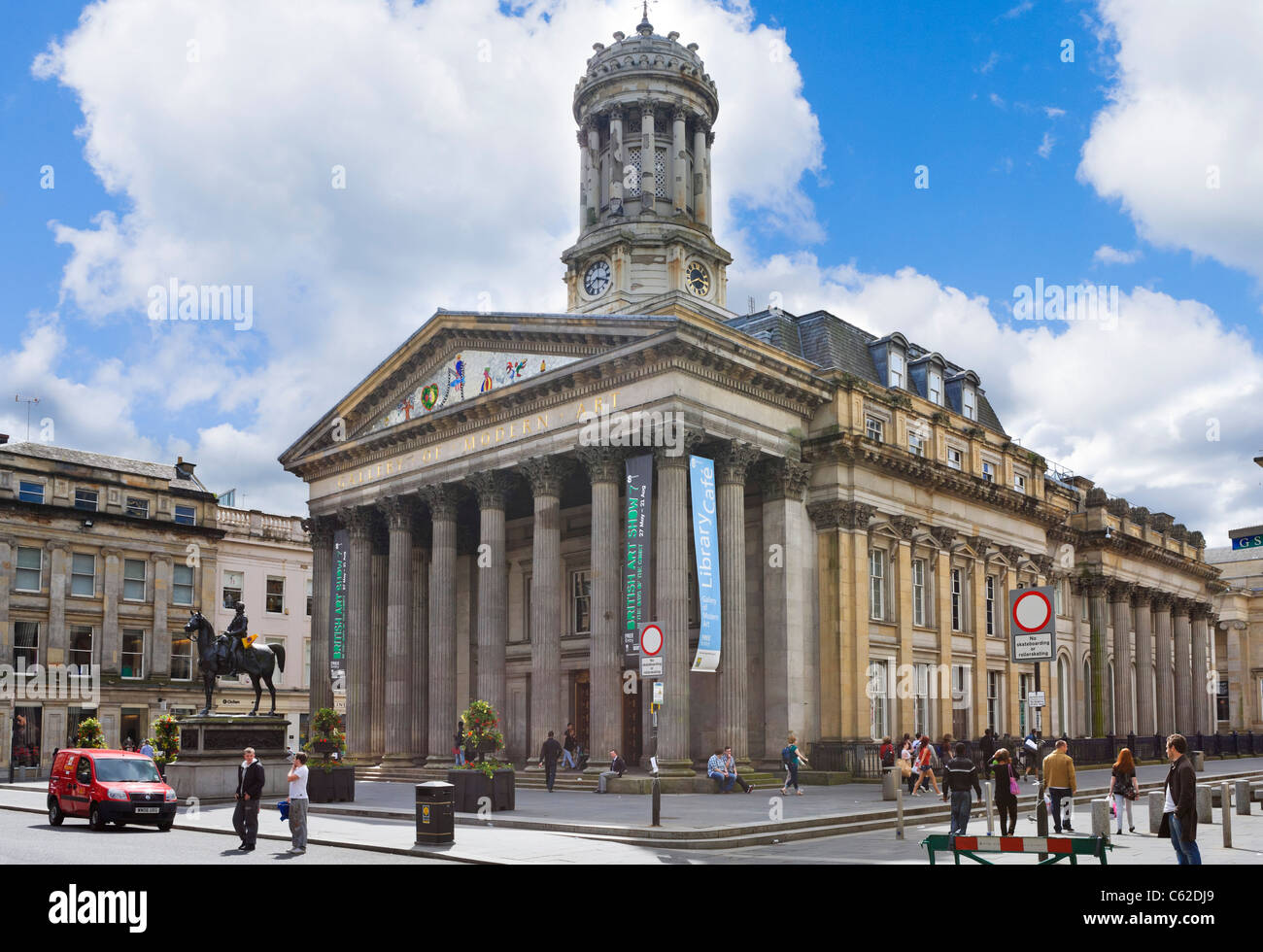 The Gallery of Modern Art, Royal Exchange Square, Merchant City, Glasgow, Scotland, UK Stock Photo