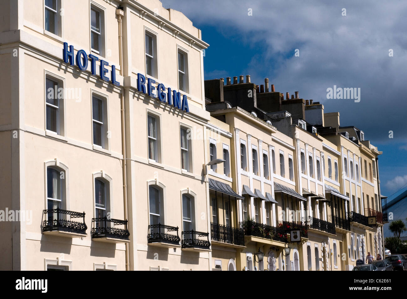 Torquay Devon Victorian Architecture Stock Photos & Torquay Devon