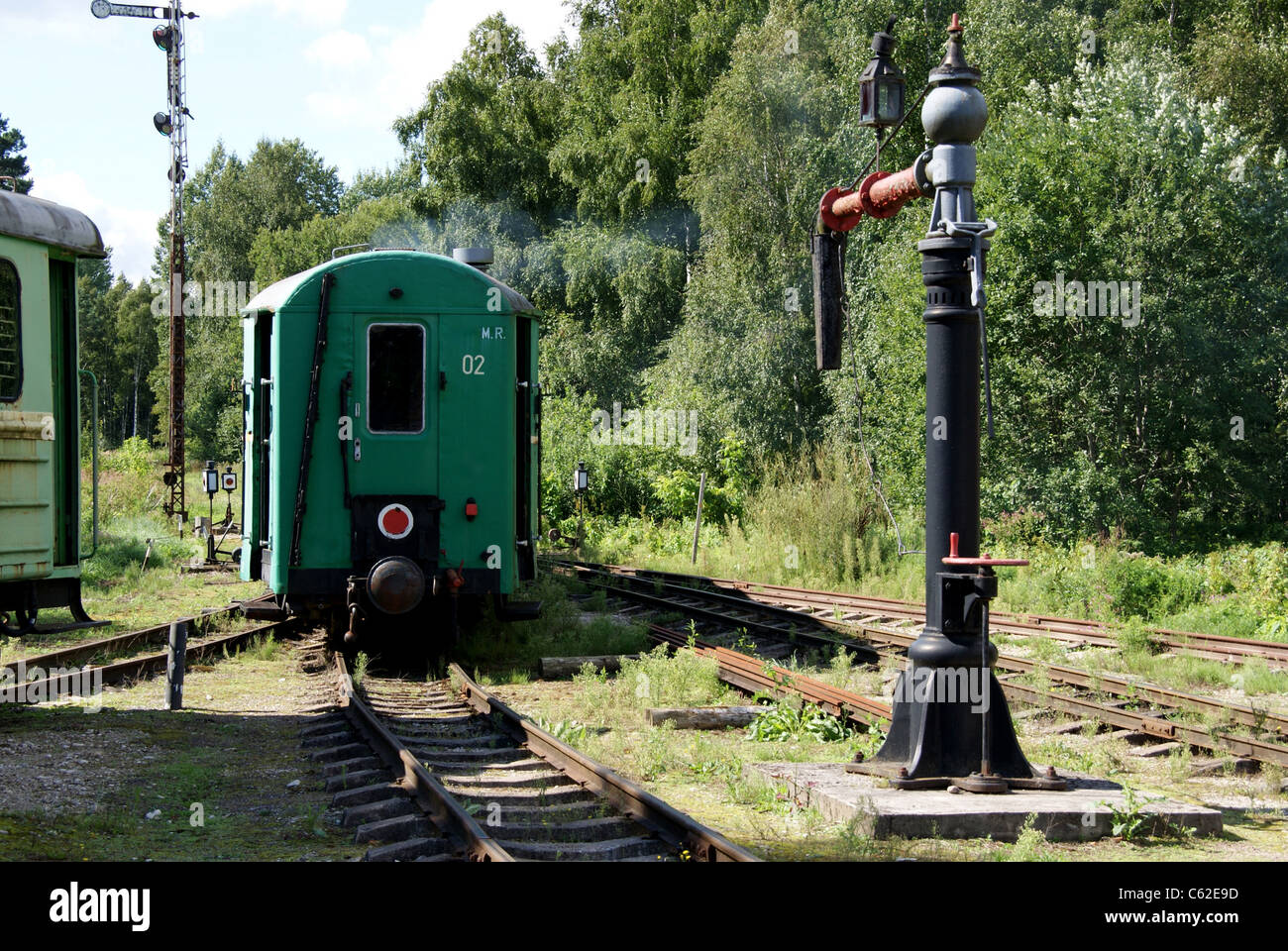 Narrow-gauge railway Stock Photo