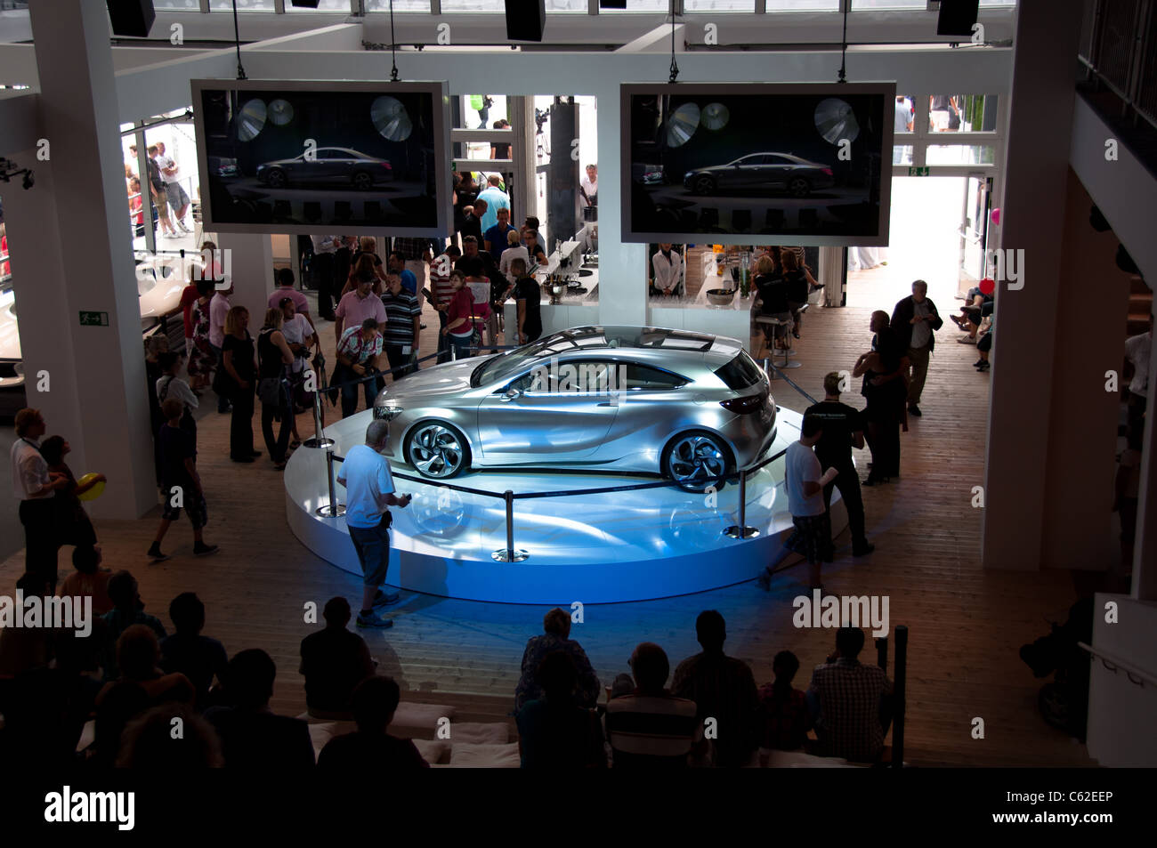 Mercedes-Benz presenting the "Concept A-Class" at event "Sternstunden - 125  years Mercedes-Benz" on August 14, 2011 in Stuttgart Stock Photo - Alamy