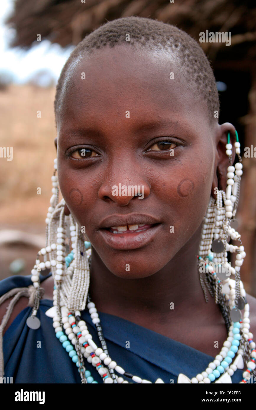 Masaai Woman Stock Photo