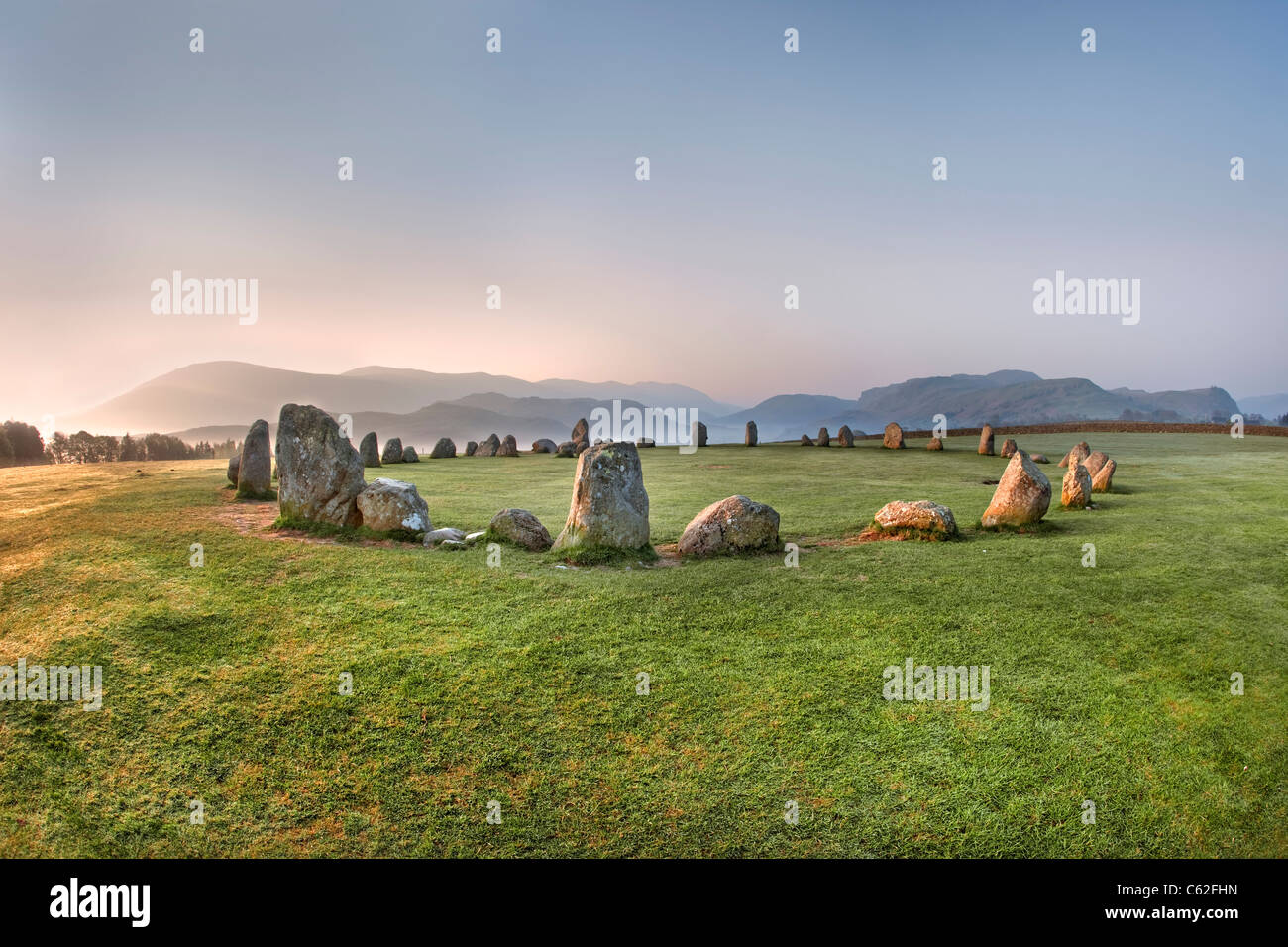 Castlerigg stone circle, Stock Photo