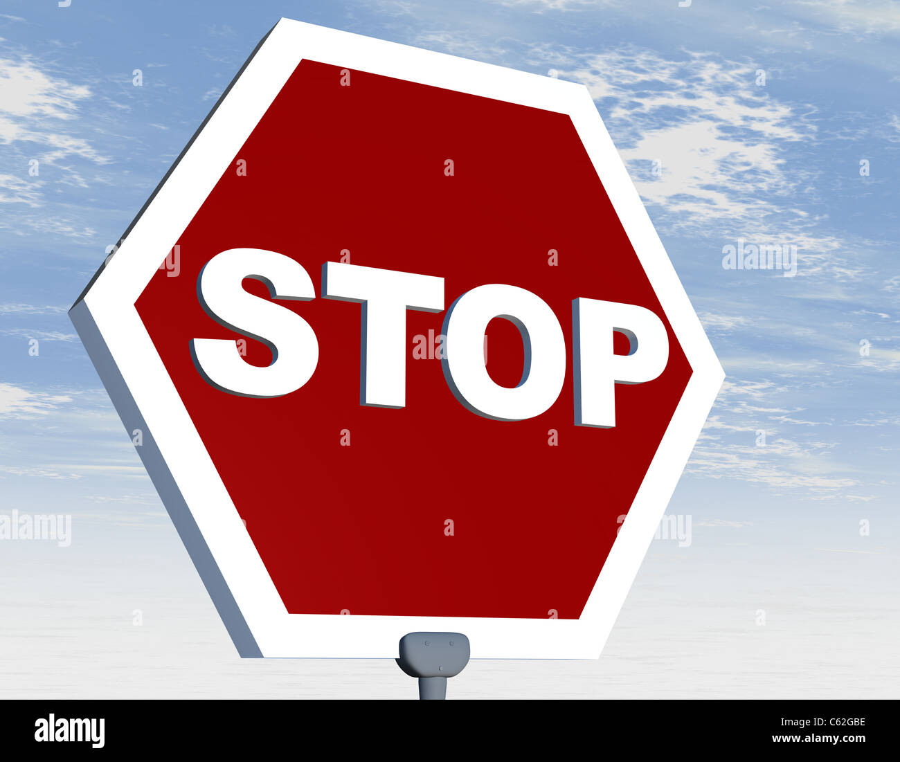 Road sign with stop word on red background Stock Photo Alamy