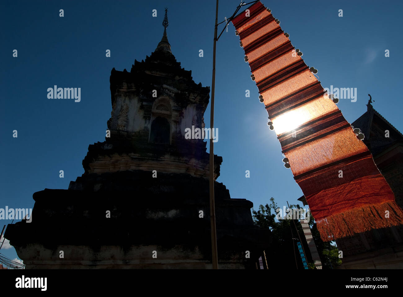 Wat Hua Khuang. Nan. Northern Thailand. Stock Photo