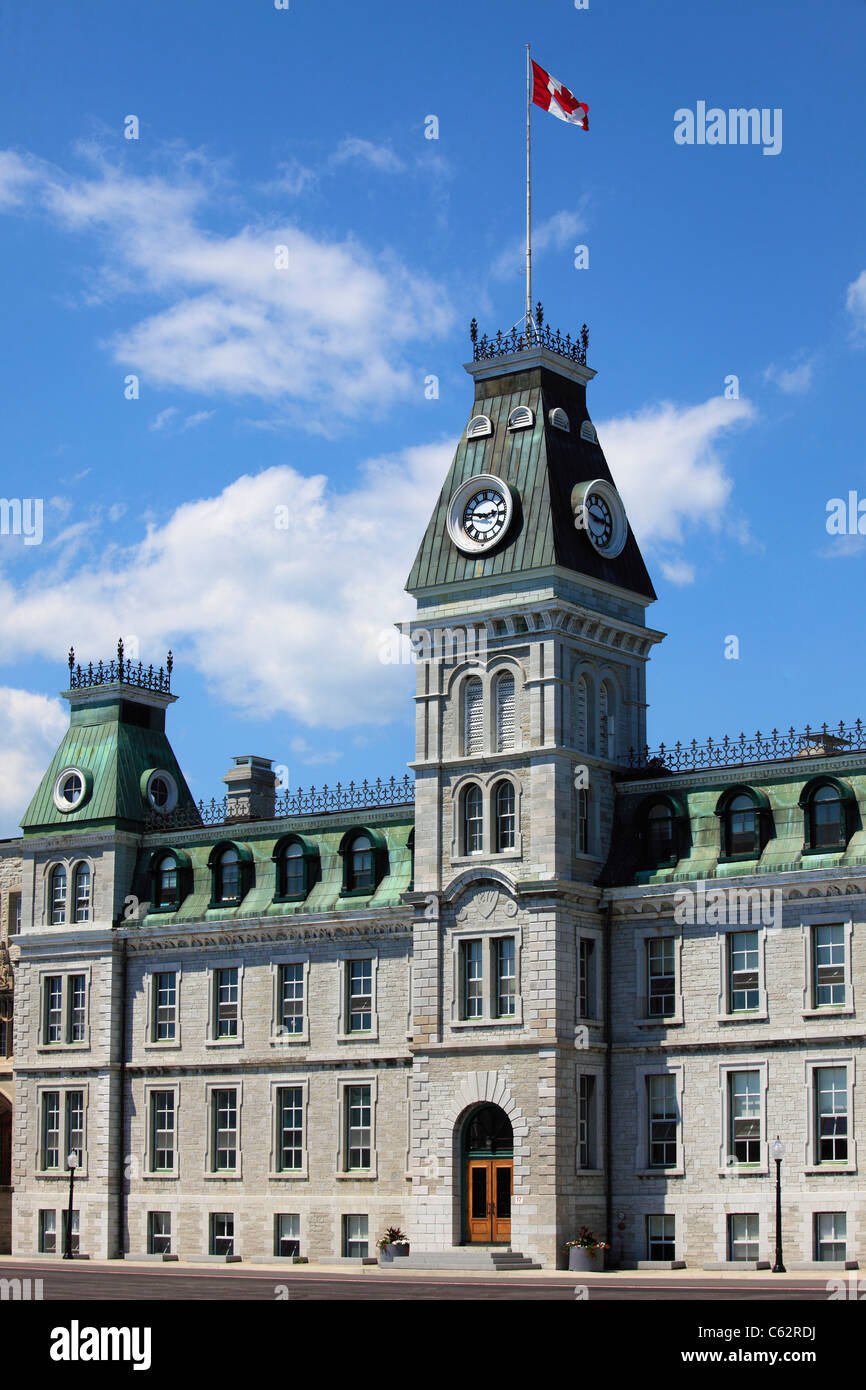 Canada, Ontario, Kingston, Royal Military College, Mackenzie Building, Stock Photo