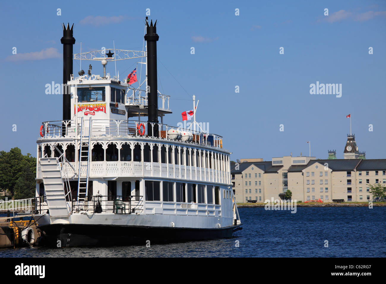 Canada, Ontario, Kingston, Island Queen, sightseeing ship, Lake Ontario, Stock Photo