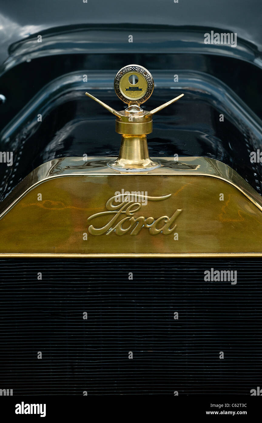 Model T Ford grill detail. Stock Photo