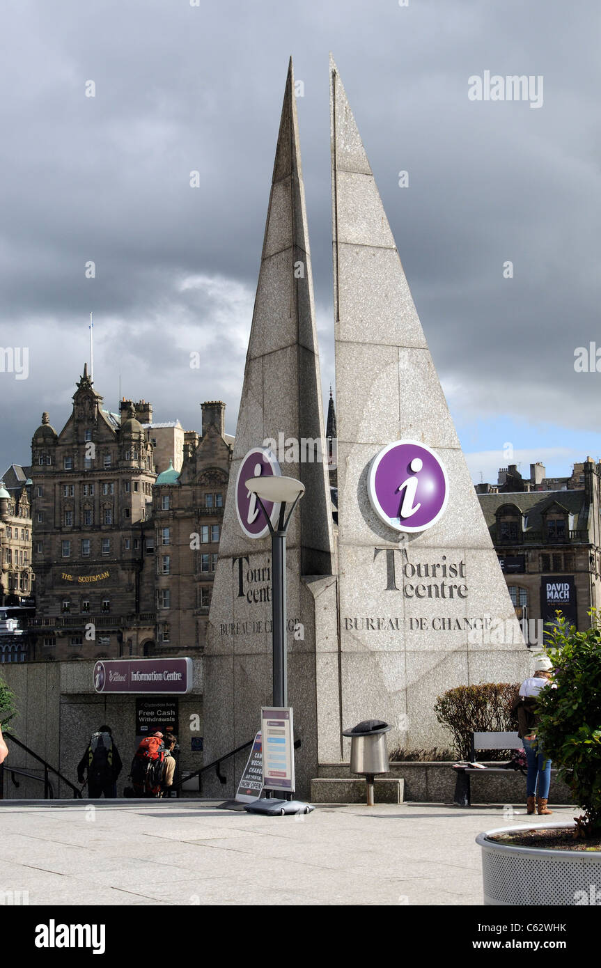 Tourist Information centre on Princes Street in Edinburgh Scotland UK Stock  Photo - Alamy